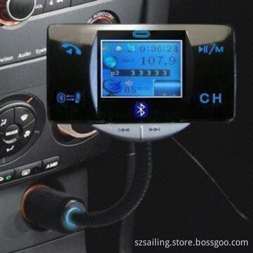 Car MP4 Player with 1.8-inch LCD and Caller ID Display, Supports MP4 and MP3/WMA Formats